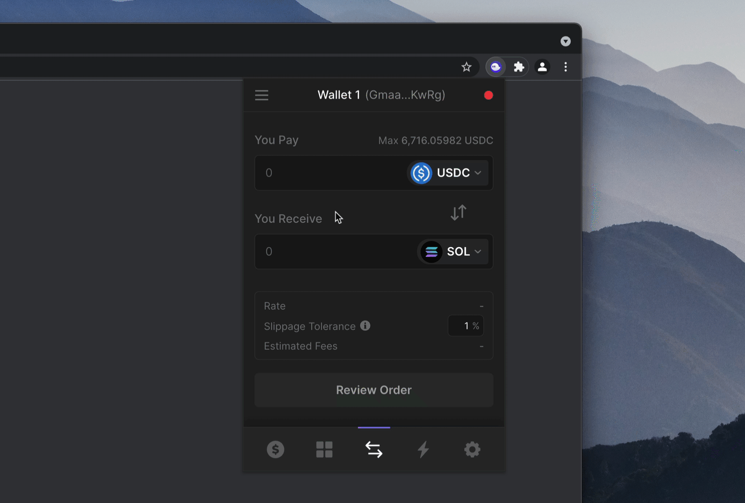 Phantom token swaping