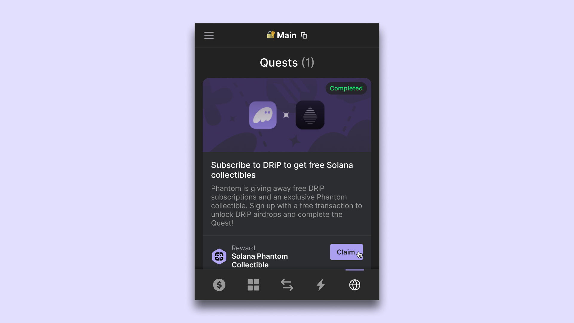 DRiP Quest claim collectible blog image