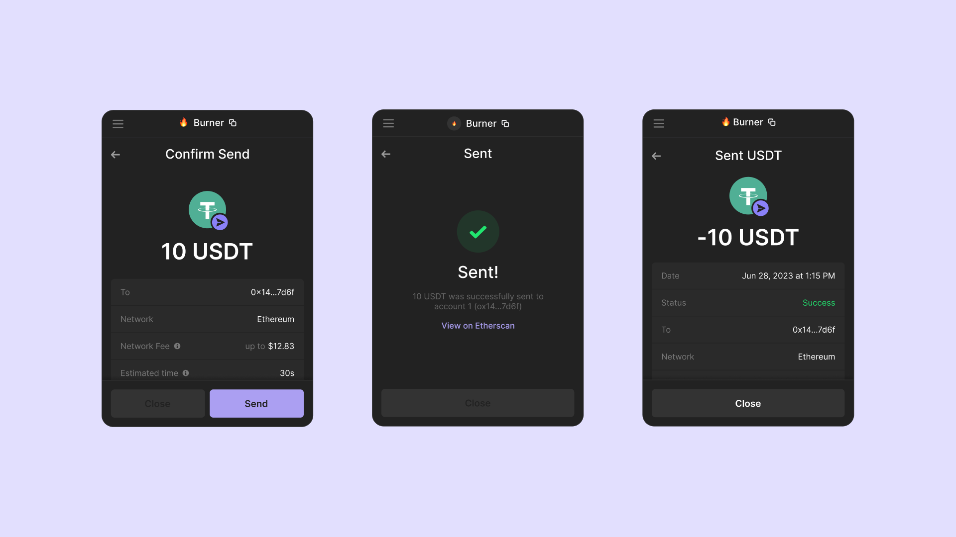Transaction confirmation