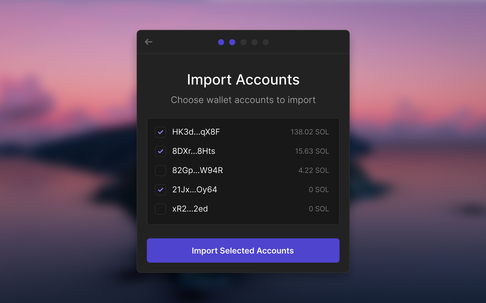 Phantom wallet importer