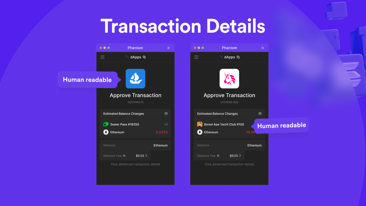 Phantom Transaction Details
