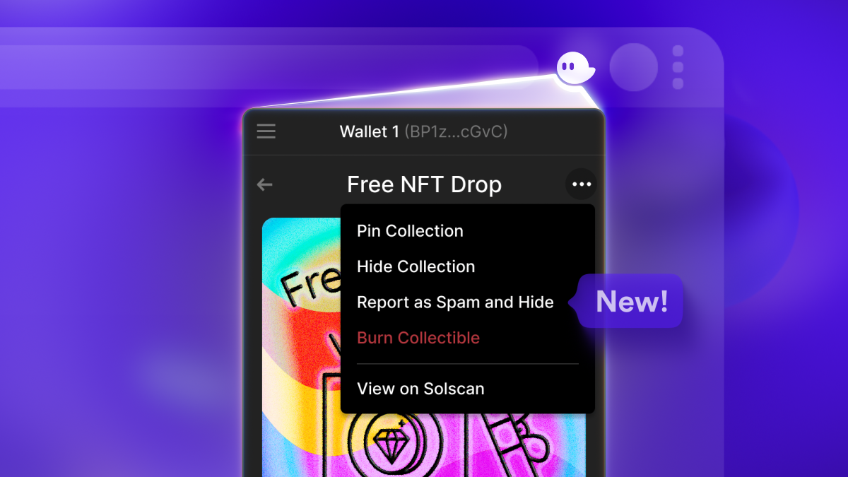 Report NFT as spam and hide
