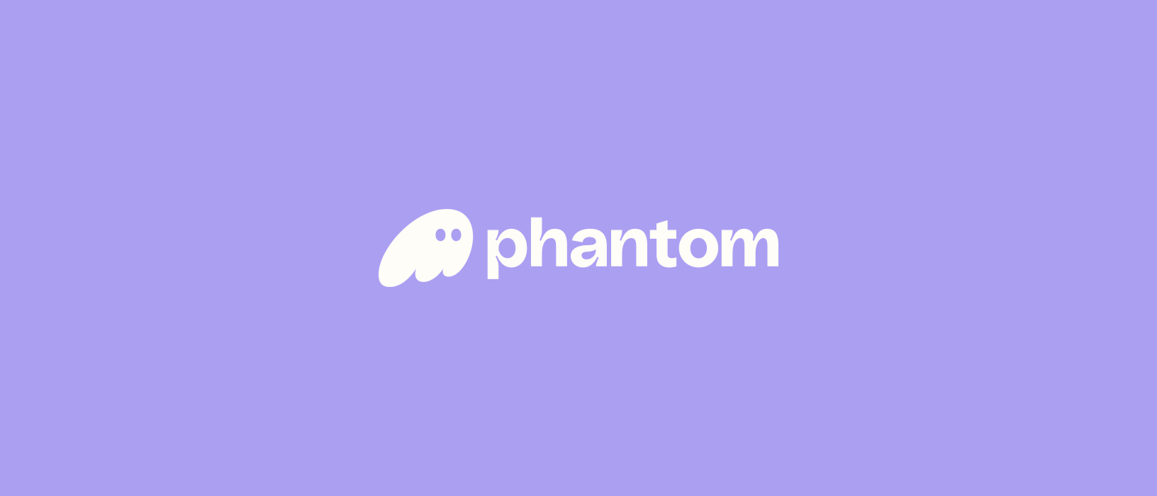 Phantom logo with a white ghost icon and text on a purple background.