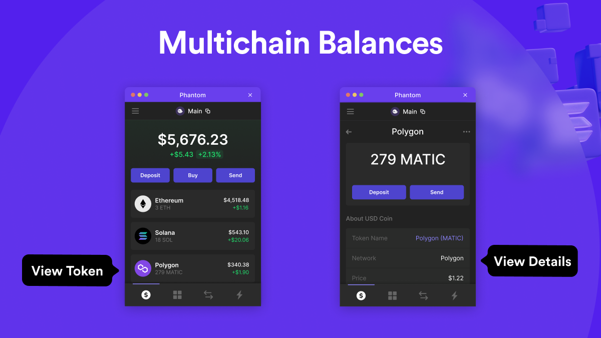 Phantom Multichain Balances