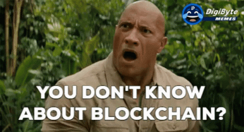 you don't know about blockchain? the rock