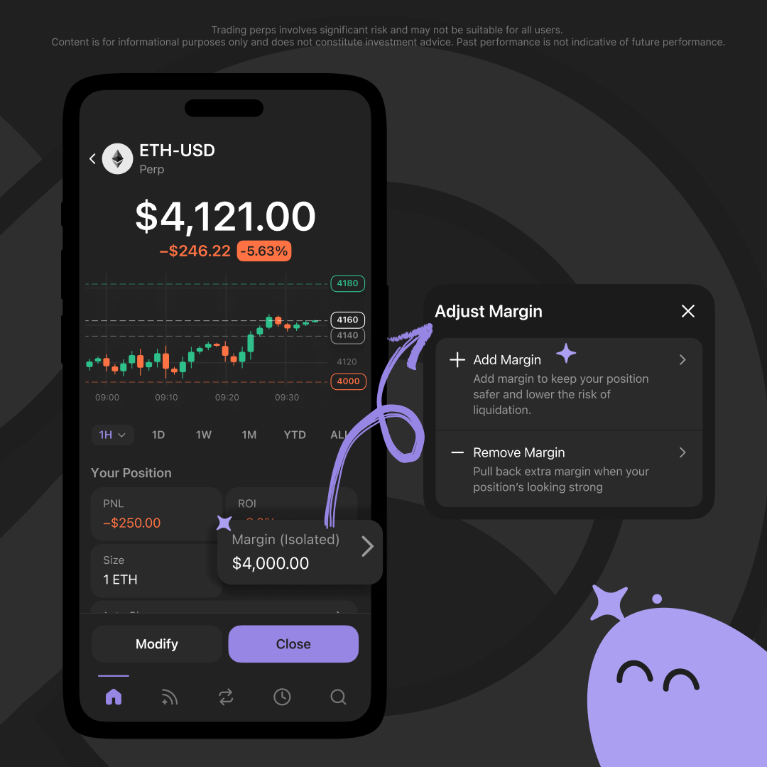 phantom perps adjust margin add margin remove margin