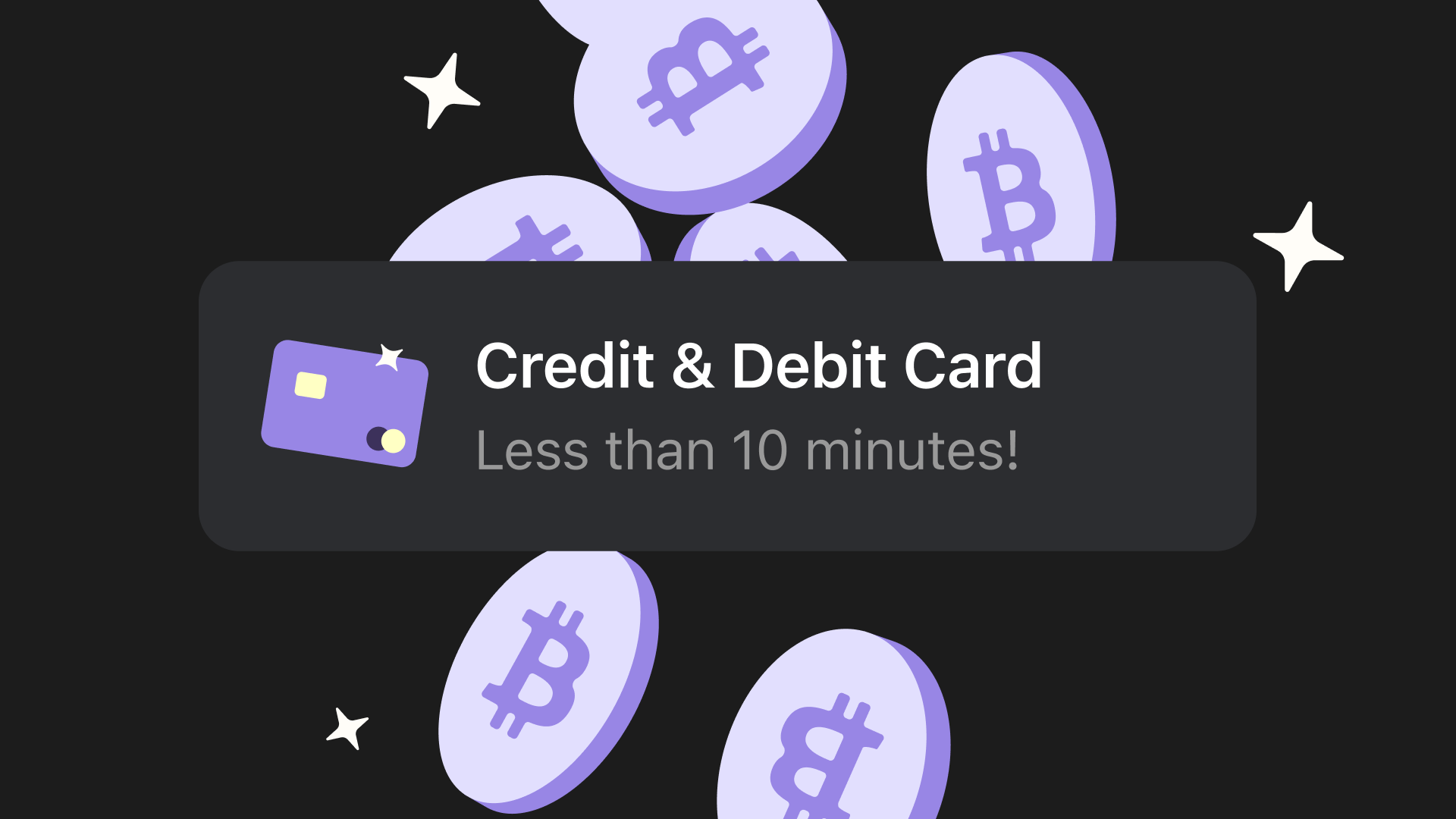 Buy Bitcoin (BTC) with a credit card