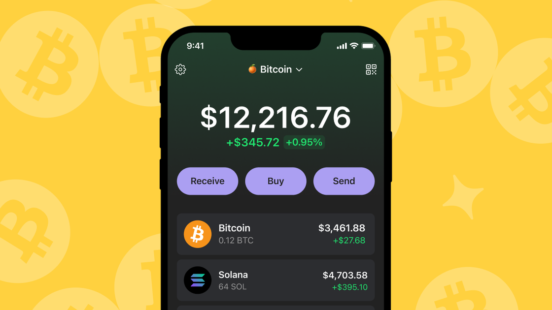 Phantom wallet interface.