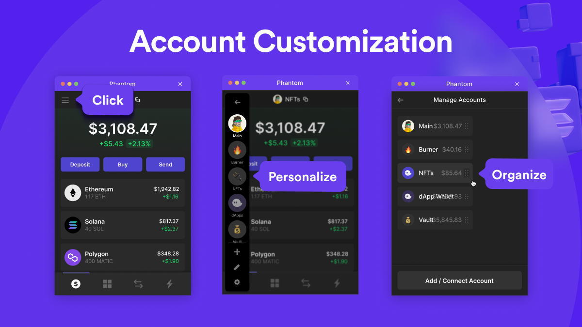 Phantom Account Customization