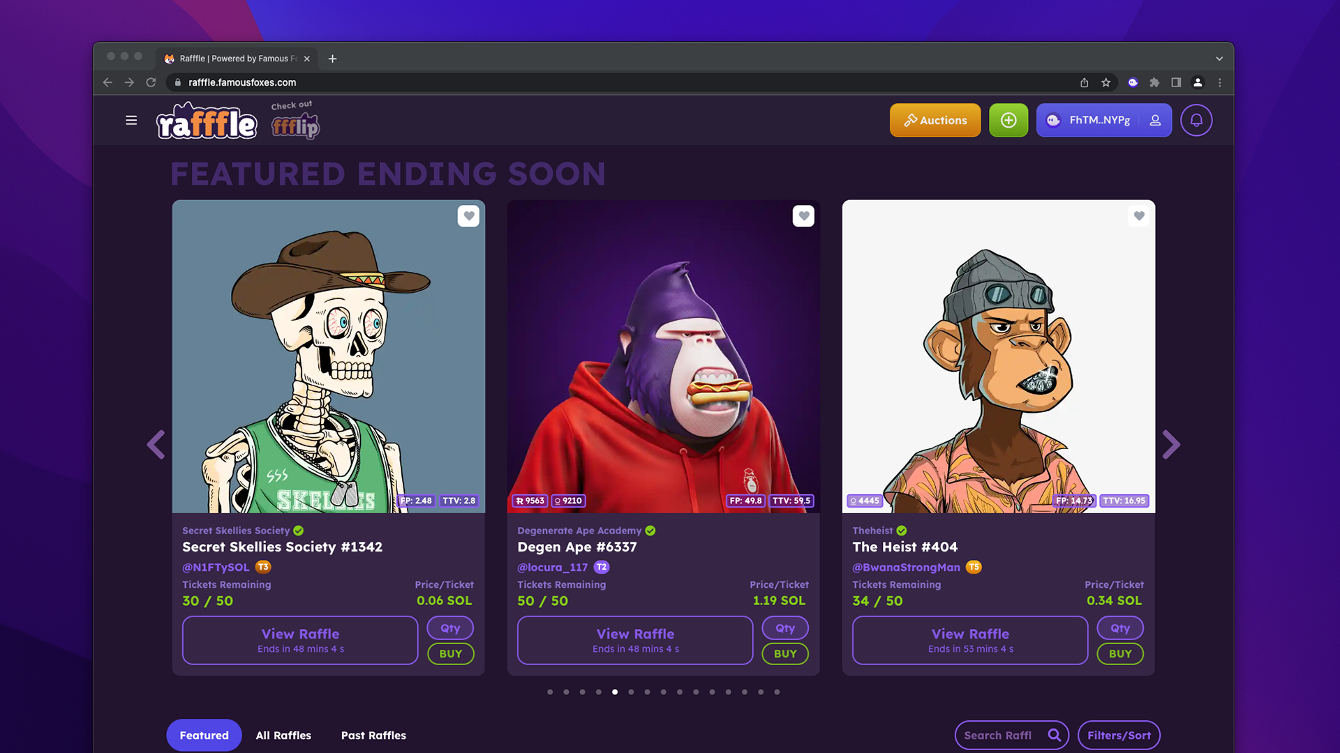 Rafffle by Famous Foxes